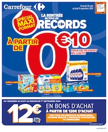 Prospectus Carrefour, "SPÉCIAL MAXI FORMAT",  pages, 26/08/2024 - 09/09/2024