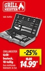 Grillbesteck, 18-teilig im Angebot bei Lidl in Cottbus Grillbesteck, 18-teilig Angebote von Grillmeister bei Lidl Cottbus für 14,99 €