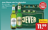 Aktuelles Jever Pilsener oder Fun Alkoholfrei Angebot bei Netto Marken-Discount in Rostock ab 11,99 €