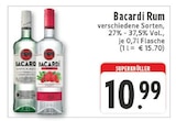Rum Angebote von Bacardi bei EDEKA Gronau für 10,99 €