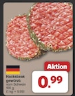 Hacksteak gewürzt für 0,99 € bei famila Nordwest im Angebot Hacksteak gewürzt im aktuellen famila Nordwest Prospekt