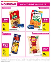 Promos Lay's dans le catalogue "LES NOUVEAUTÉS VOTRE SÉLECTION À NE PAS MANQUER !" de Carrefour Market à la page 4 Promos Lay's dans le catalogue "LES NOUVEAUTÉS VOTRE SÉLECTION À NE PAS MANQUER !" de Carrefour Market à la page 4