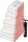 Lot de 12 sacs de compression + pompe manuelle - COMPACTOR en promo chez Intermarché Hyper Lot de 12 sacs de compression + pompe manuelle - COMPACTOR dans le catalogue Intermarché Hyper