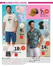 Promos Casquette dans le catalogue "Vague de fraîcheur sur votre budget" de E.Leclerc Casquette en promo dans le catalogue E.Leclerc à la page 22