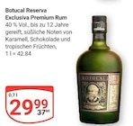 Reserva Exclusiva Premium Rum Angebote von Botucal bei GLOBUS Salzgitter für 29,99 €