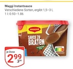 Instantsauce Angebote von Maggi bei GLOBUS Braunschweig für 2,99 €