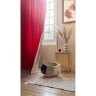 Rideau thermique 8 oeillets noir uni en promo chez Gifi Châtenay-Malabry à 14,99 €