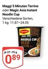 5 Minuten Terrine im Angebot bei GLOBUS in Kaiserslautern 5 Minuten Terrine Angebote von Maggi bei GLOBUS Kaiserslautern für 0,89 €