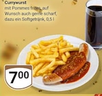 Currywurst mit Pommes frites im Angebot bei GLOBUS in Salzgitter Currywurst mit Pommes frites Angebote bei GLOBUS Salzgitter für 7,00 €