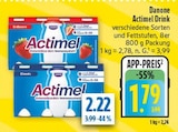 Actimel Drink Erdbeere bei diska im Schlettau Prospekt für 1,79 €
