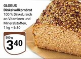 Dinkelvollkornbrot im Angebot bei GLOBUS in Krefeld Dinkelvollkornbrot Angebote von GLOBUS bei GLOBUS Krefeld für 3,40 €
