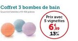 Super U Magrie - Promo Coffret 3 bombes de bain Promo Coffret 3 bombes de bain à 6,99 € dans le catalogue Super U à Magrie