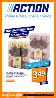 Action Prospekt der Woche "kleine Preise, grosse Freude!" Seite 1, 06.12.2023 bis 12.12.2023 für Essen Aktueller Action Prospekt "kleine Preise, grosse Freude!" Seite 1 von 21 Seiten für Essen