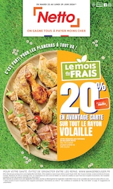 Prospectus Discount Alimentaire Netto en cours à Port-la-Nouvelle et alentours, "Le mois du FRAIS", 22 pages, 23/06/2026 - 29/06/2026 Catalogue Discount Alimentaire Netto en cours à Port-la-Nouvelle et alentours, "Le mois du FRAIS", 22 pages, 23/06/2026 - 29/06/2026