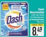 Waschmittel von Dash im aktuellen EDEKA Prospekt für 8,49 €