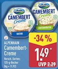 Camembert-Creme Natur von Alpenhain im aktuellen ALDI Nord Prospekt
