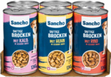 Saftige Brocken mit Kalb im Angebot bei Netto Marken-Discount in Neu-Ulm Saftige Brocken mit Kalb Angebote von Sancho bei Netto Marken-Discount Neu-Ulm für 8,00 €