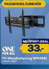 Aktuelle Fernseher Angebote bei EURONICS in Soest Aktuelles TV-Wandhalterung WM4661 Angebot bei EURONICS in Soest ab 33,00 €