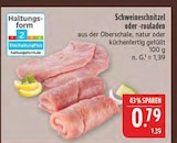 Schweineschnitzel oder rouladen Angebote bei Marktkauf Altenburg für 0,79 €