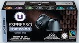 Cafe Espresso Fortissimo - U en promo chez Super U Colomiers à 3,01 €