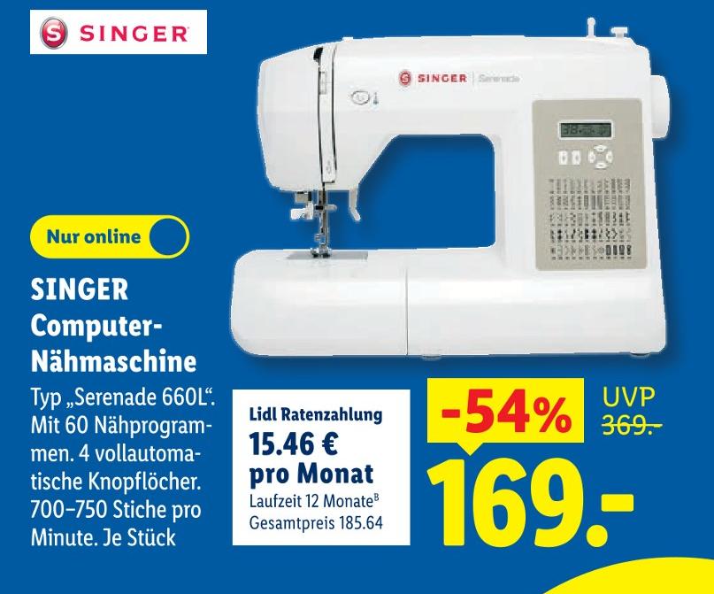 Computer-Nähmaschine