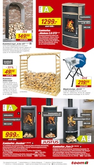 Kaminofen Angebot im aktuellen toom Baumarkt Prospekt auf Seite 13