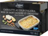 Cassolette au colin d'Alaska, noix de Saint-Jacques et crevettes - DELUXE - Lidl à Argenteuil Cassolette au colin d'Alaska, noix de Saint-Jacques et crevettes - DELUXE en promo chez Lidl Argenteuil à 7,79 €