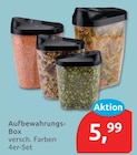 Aufbewahrungs-Box für 5,99 € bei budni im Angebot Aufbewahrungs-Box im aktuellen budni Prospekt