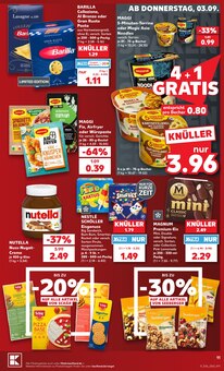 Nutella im Kaufland Prospekt "Hier bin ich richtig" mit 77 Seiten (Lörrach)