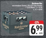 Aktuelles Bier Angebot bei E center in Dresden ab 6,99 €