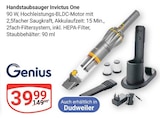 Handstaubsauger Invictus One Angebote von Genius bei GLOBUS Duisburg für 39,99 €