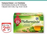 Aktuelles Kräutertee Angebot bei GLOBUS in Duisburg ab 2,49 €