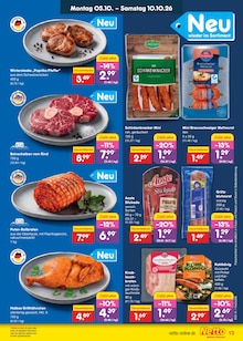 Steak im aktuellen Netto Marken-Discount Prospekt (Rostock) Steak im Netto Marken-Discount Prospekt "Aktuelle Angebote" mit 68 Seiten (Rostock)
