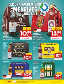 Radeberger im Netto Marken-Discount Prospekt "Aktuelle Angebote" mit 55 Seiten (München)