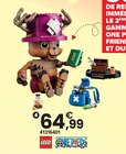75643 - TONY-TONY CHOPPER - LEGO / ONE PIECE - JouéClub à Tourcoing 75643 - TONY-TONY CHOPPER - LEGO / ONE PIECE en promo chez JouéClub Tourcoing à 64,99 €