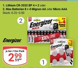 Aktuelles Lithium CR-2032 BP 4 + 2 Angebot bei GLOBUS in Braunschweig ab 2,99 €