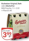 Original Angebote von Budweiser bei GLOBUS Halle für 3,99 €