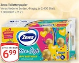 Toilettenpapier Angebote von Zewa bei GLOBUS Krefeld für 6,99 €