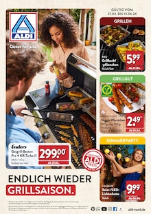 ALDI Nord Prospekt "ENDLICH WIEDER GRILLSAISON." mit  Seiten (Hannover)