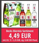 Biermix Sortiment im Angebot bei Nuck Getränke in Freital Biermix Sortiment Angebote von Beck's bei Nuck Getränke Freital für 4,49 €