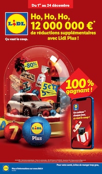 Promotion Bûche Glacée dans le prospectus Lidl, valable du 18/12/2025 au 24/12/2025 Promo Bûche Glacée dans le catalogue Lidl du moment à la page 24