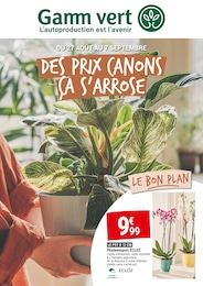 Prospectus Jardineries & Animaleries Gamm vert en cours, DES PRIX CANONS ÇA S'ARROSE, 4 pages, 27/08/2025 - 07/09/2025 Catalogue Jardineries & Animaleries Gamm vert en cours à Bourgoin-Jallieu et alentours, DES PRIX CANONS ÇA S'ARROSE, 4 pages, 27/08/2025 - 07/09/2025