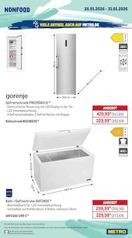 Kühlschrank im aktuellen METRO Prospekt (Gießen) Kühlschrank im METRO Prospekt "Wochenangebote SCO + App Deals" mit 27 Seiten (Gießen)