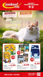 Aktueller Zookauf Prospekt mit Katzenstreu, "ALLES FÜR ZUFRIEDENE SAMTPFOTEN UND MEHR", Seite 1