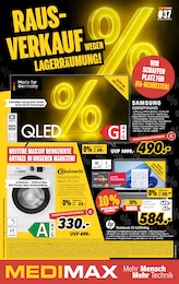 MEDIMAX Prospekt für Aschaffenburg mit 8 Seiten MEDIMAX Prospekt für Aschaffenburg: "RAUSVERKAUF WEGEN LAGERRÄUMUNG!", 8 Seiten, 04.09.2026 - 11.09.2026