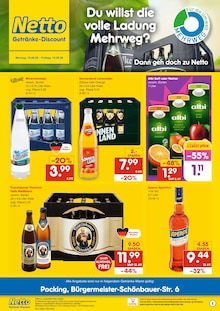 Netto Marken-Discount Prospekt DER ORT, AN DEM DU IMMER AUSGEZEICHNETE PREISE FINDEST. mit  Seiten in Bad Füssing und Umgebung