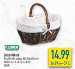 Einkaufskorb von KESPER im aktuellen diska Prospekt für 14,99 €