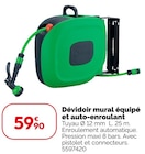 Promo Dévidoir mural équipé et auto-enroulant à 59,90 € dans le catalogue Weldom à Porto-Vecchio