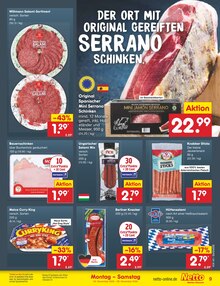 Wurst Angebot im Netto Marken-Discount Prospekt, gültig von 03.11.2025 bis 08.11.2025 Wurst Angebot im aktuellen Netto Marken-Discount Prospekt auf Seite 9