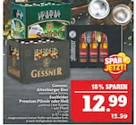 Altenburger Bier Saalfelder Premium Pilsner oder Hell Angebote von Gessner bei Marktkauf Meerane für 12,99 €